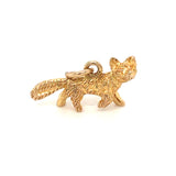 Gold Fox Charm