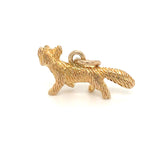 Gold Fox Charm