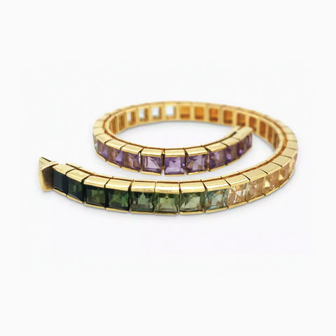 Multi Stone Tennis Bracelet