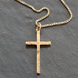 Gold Cross Pendant Necklace