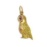 gold owl charm