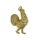 gold cockerel charm