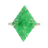 vintage jade ring
