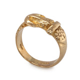 Gold Buckle Ring