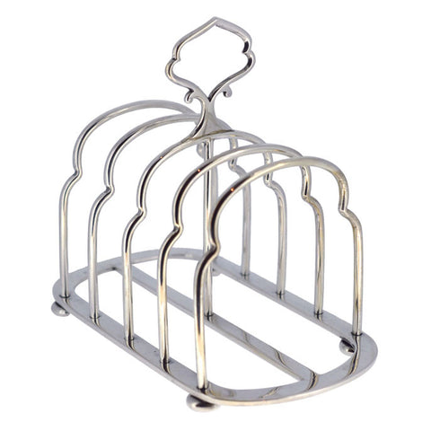 Antique Silver Toast Rack