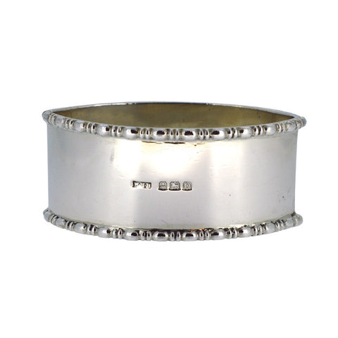 Silver Oval Napkin Ring