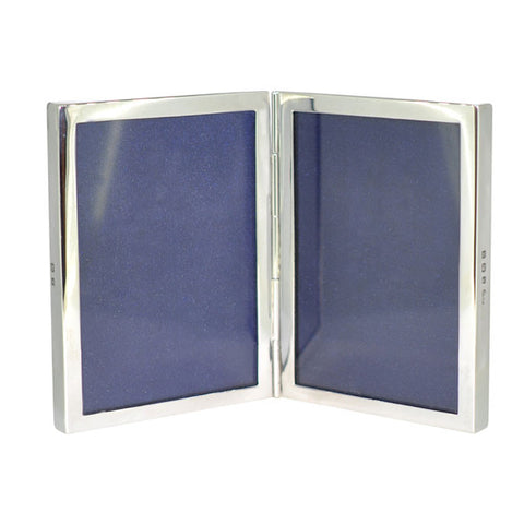 Silver Double Picture Frame