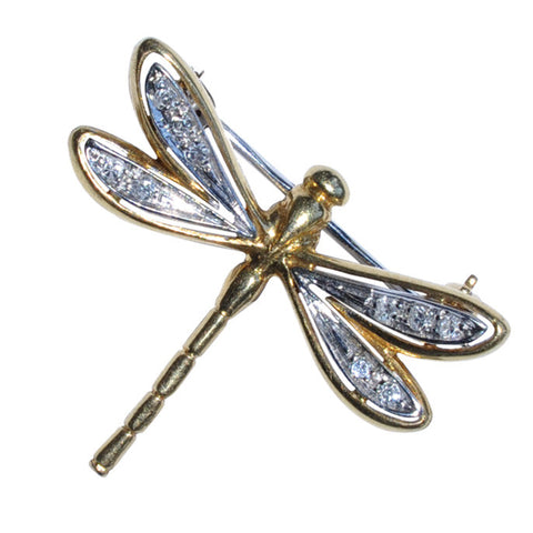 Dragon Fly with Diamond Wings