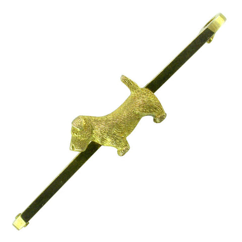 Dog Bar Brooch