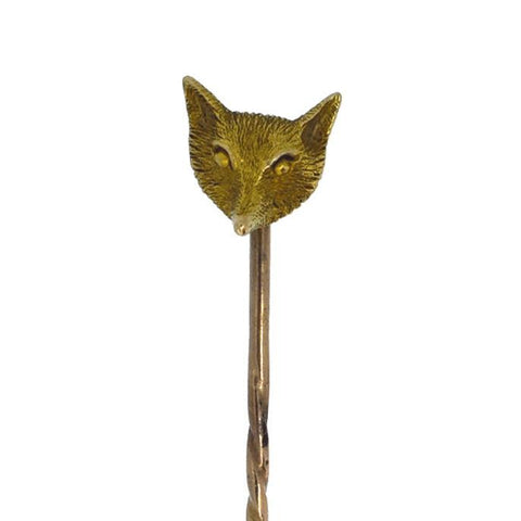 Fox Head Tie Pin