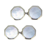 vintage mother of pearl cuff links
