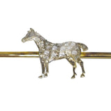 Diamond Horse Brooch