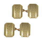 vintage gold cufflinks