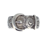 silver buckle ring