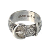 Silver Buckle Ring