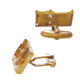 Rectangular Gold Cufflinks