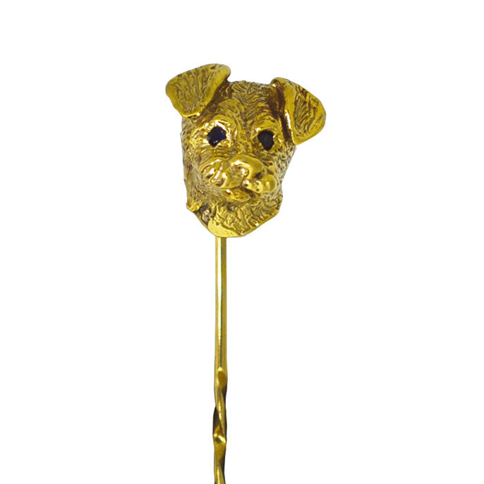 Dog Head Tie Pin