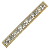 Diamond & Pearl Brooch