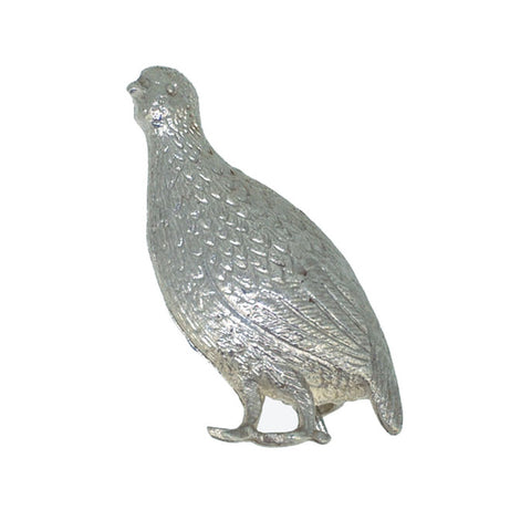 Silver Grouse Brooch
