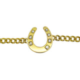 Diamond Horse Shoe Bracelet