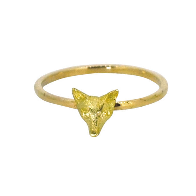 vintage fox head ring