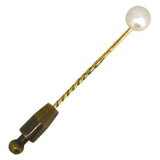 Single Pearl Tie Pin