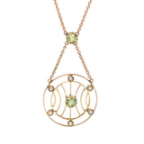 Peridot & Pearl Necklace