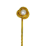 Victorian Rope Knot Tie Pin