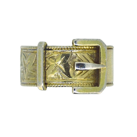 Silver Buckle Ring