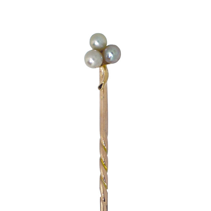 Pearl Clover Tie Pin
