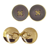 Black Mother of Pearl Cuff Links