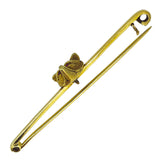 Fox Head Bar Brooch