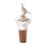 Silver Pheasant Bottle Stopper