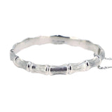 silver bamboo bangle