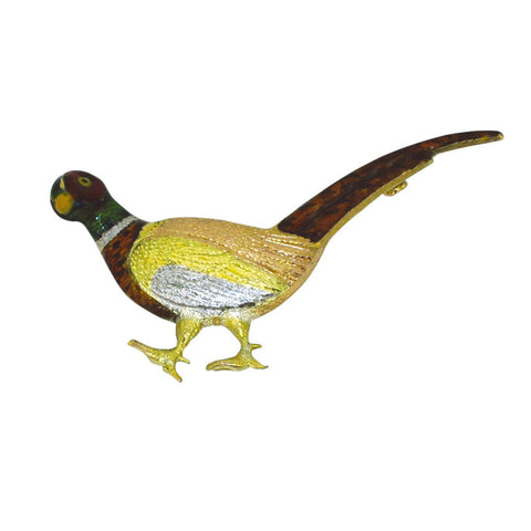 Victorian Pheasant Brooch