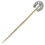 Diamond Horse Shoe Tie Pin