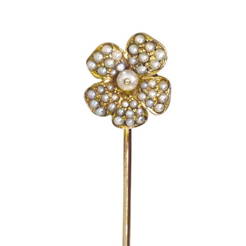 Pearl Flower Stick Pin