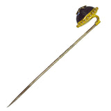 Garnet & Diamond Stick Pin