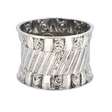 Silver Embossed Napkin Ring