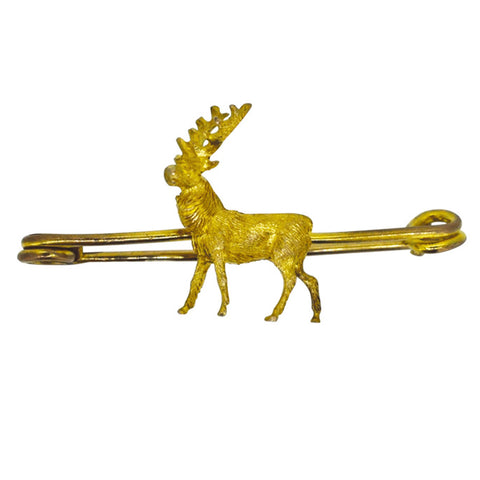 Victorian Stag Brooch