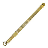 vintage gold swizzle stick