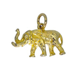 gold elephant charm