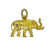 gold elephant charm