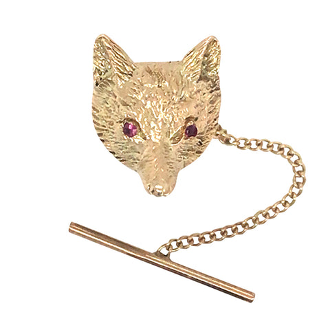 Fox Head Tie Tack