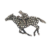 Marcasite Racehorse Brooch