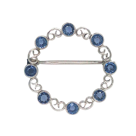 Sapphire Brooch