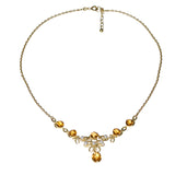 Citrine & Pearl Necklace