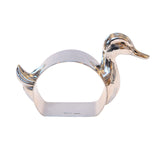 Silver 'Duck' Napkin Ring