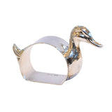 Silver 'Duck' Napkin Ring
