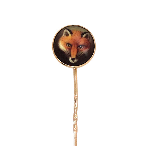 Fox Head Stick Pin